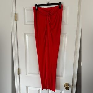 Young Fabulous and Broke Knot Front Open Maxi Skirt - Size M